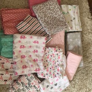 Baby girl receiving blanks FIFTEEN